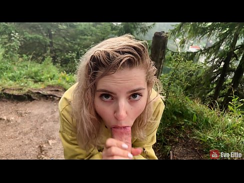 ❤️ Meisie sluk cum na 'n openbare blowjob - Eva Elfi ️❌ Russiese pornografie by ons ❌️
